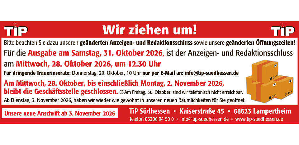 Beitragsbild für Wir ziehen um und bitten um freundliche Beachtung