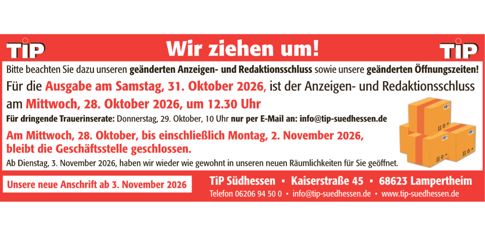 Beitragsbild für Wir ziehen um und bitten um freundliche Beachtung